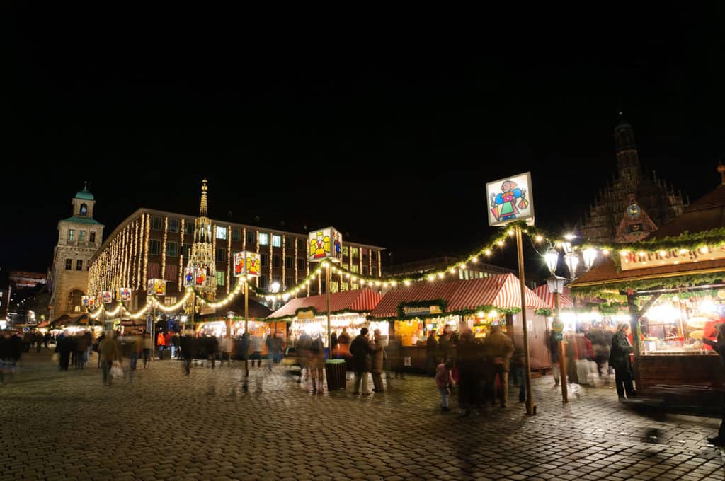 A Christmas Market in Europe 