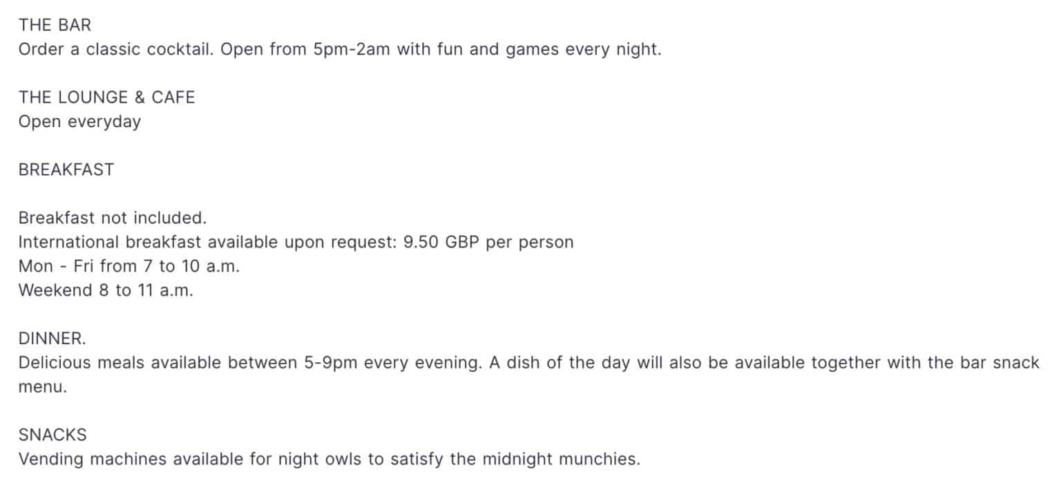 is-breakfast-included-in-a-hostel