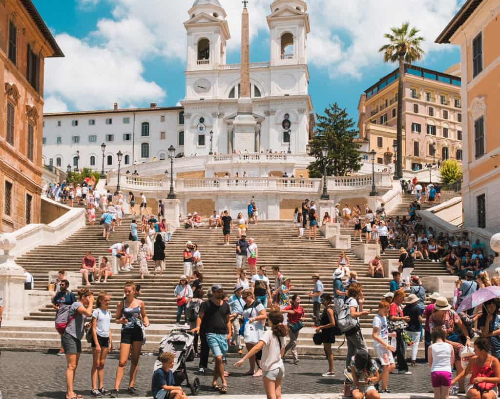 Visit the Spanish Steps when in Rome