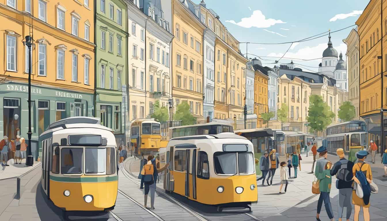 The bustling streets of Helsinki showcase the city's best hostels, each with unique cultural and historical significance. The architecture reflects the rich heritage and modern charm of the Finnish capital